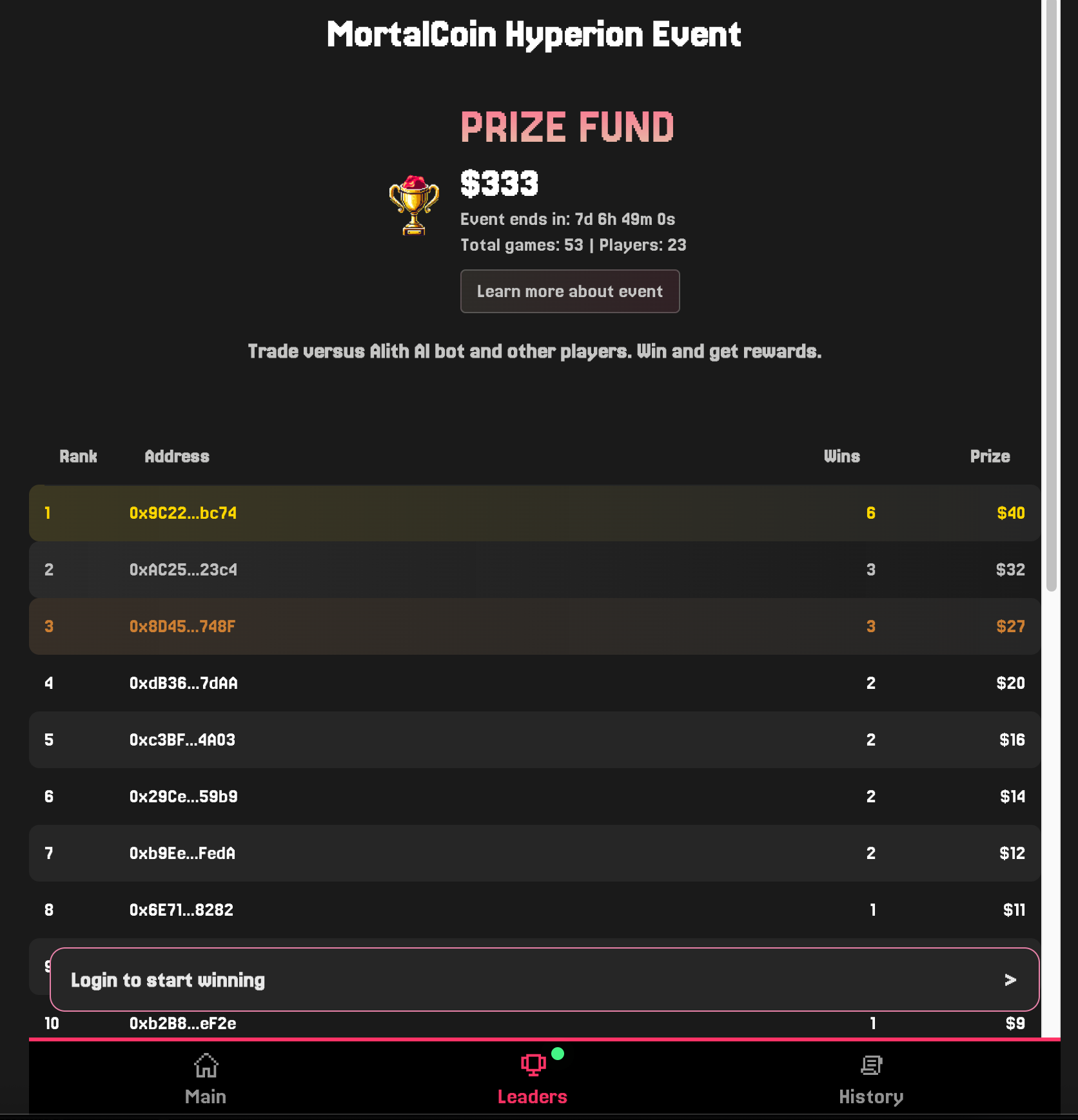 Leaderboard Preview